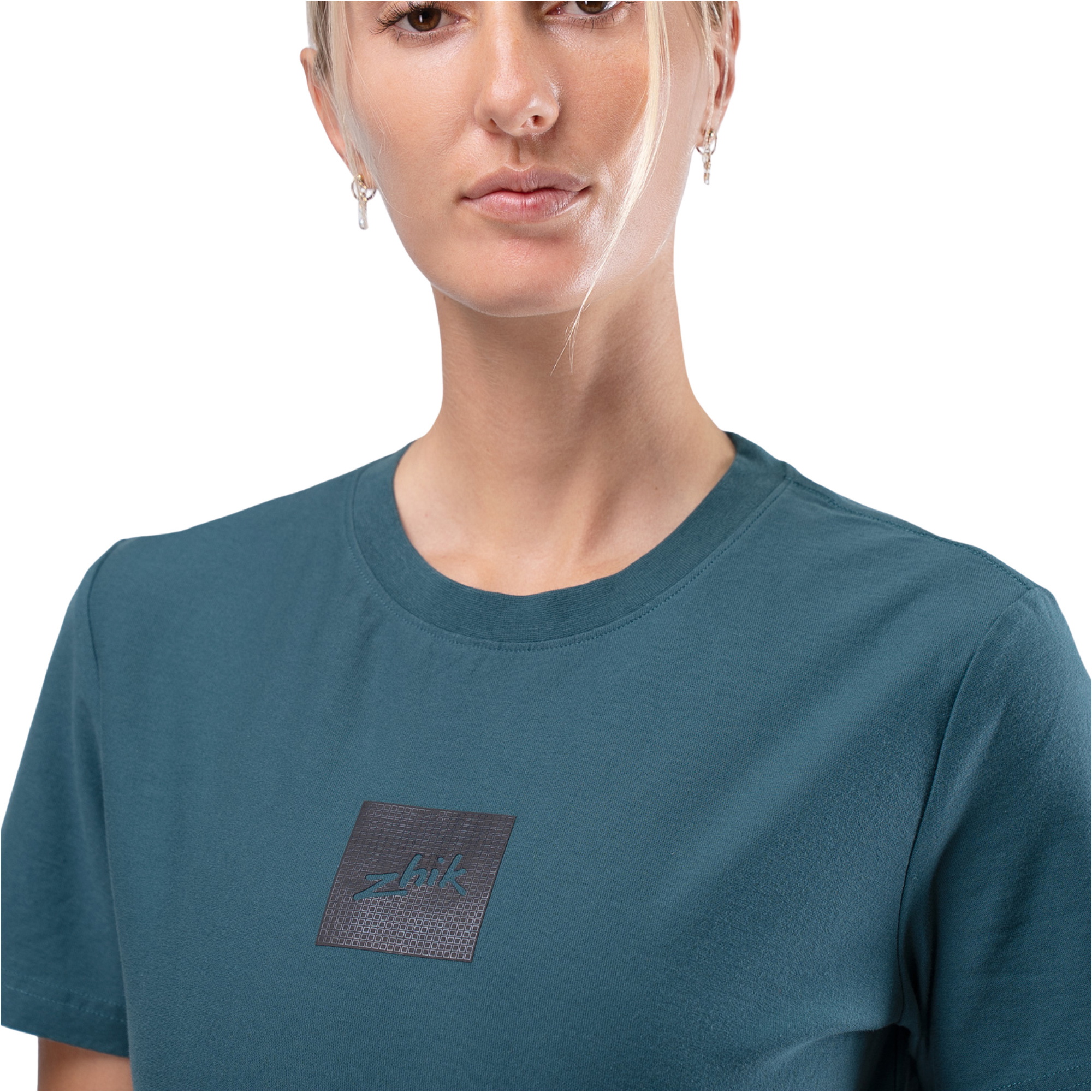 2026 Zhik Womens Logo Cotton Tee TEE-0735-W - Deep Teal